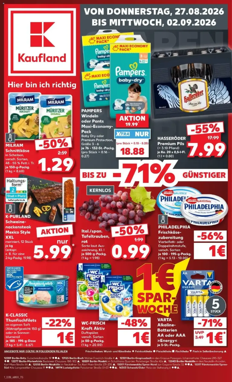 Prospekt Kaufland ab 27.08.2026 Angebote Online zum Blättern