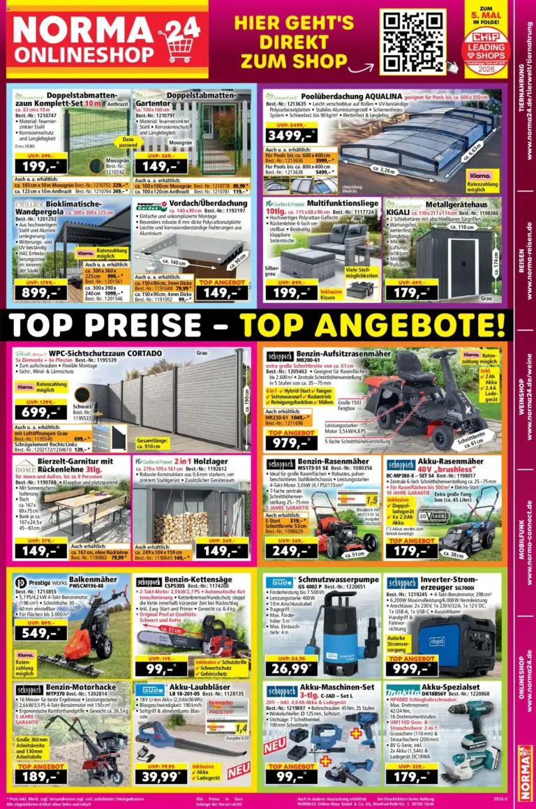 Norma Onlineshop ab 21.09.2026 zum blättern Angebote