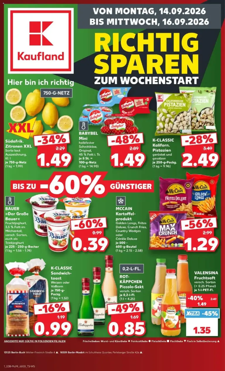 Prospekt Kaufland ab 14.09.2026 Angebote Online zum Blättern