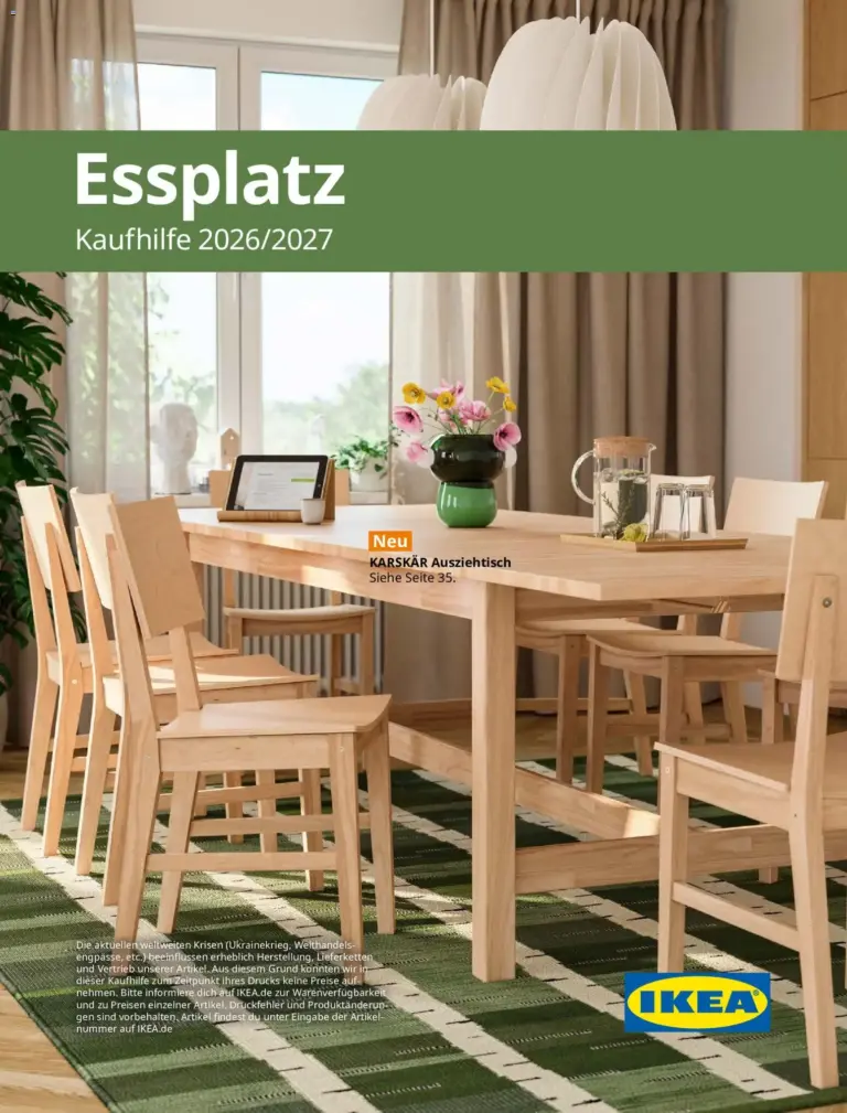 Ikea Essplatz ab 11.09.2026 zum Blättern