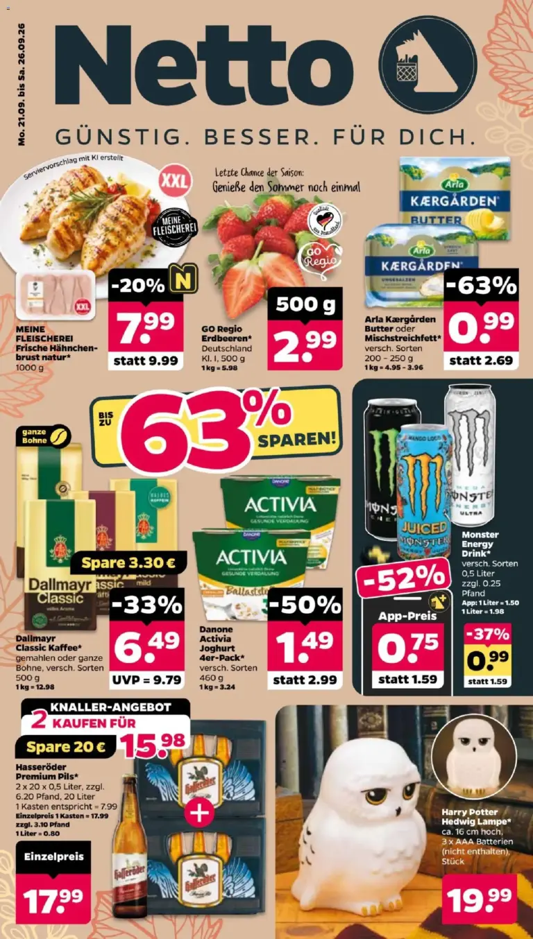 Netto Prospekt ab 21.09.2026 Angebote nächste Woche