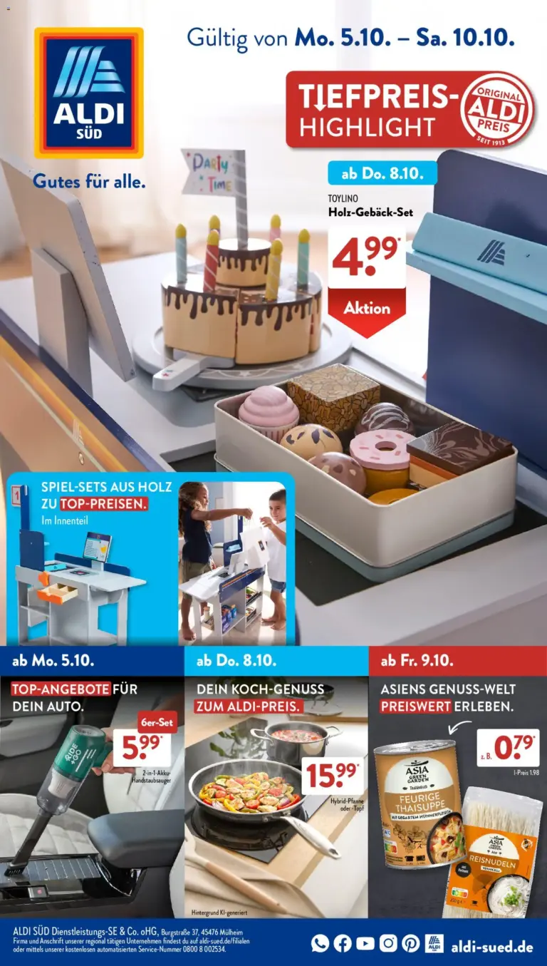 Aldi Süd Prospekt ab 05.10.2026 zum Blättern