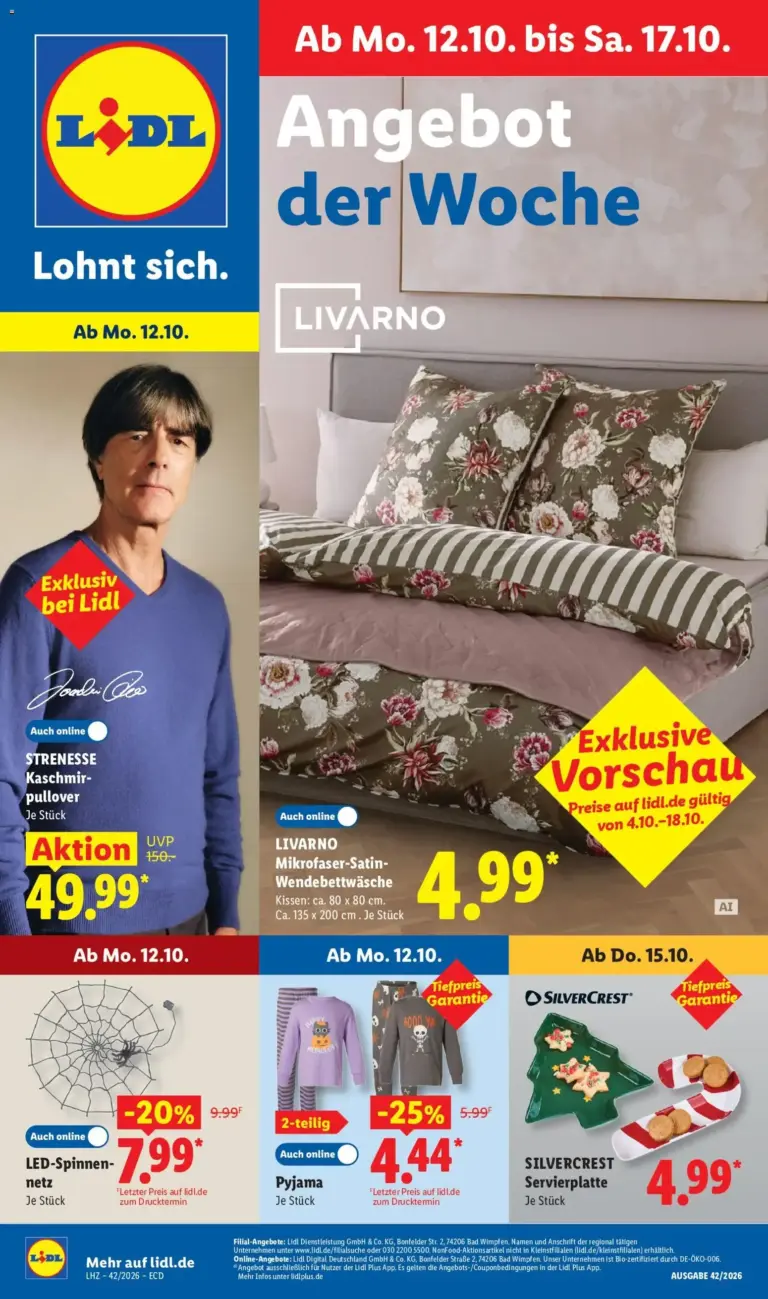 Lidl Prospekt zum Blättern Angebote vom 12.10.2026 bis 17.10.2026