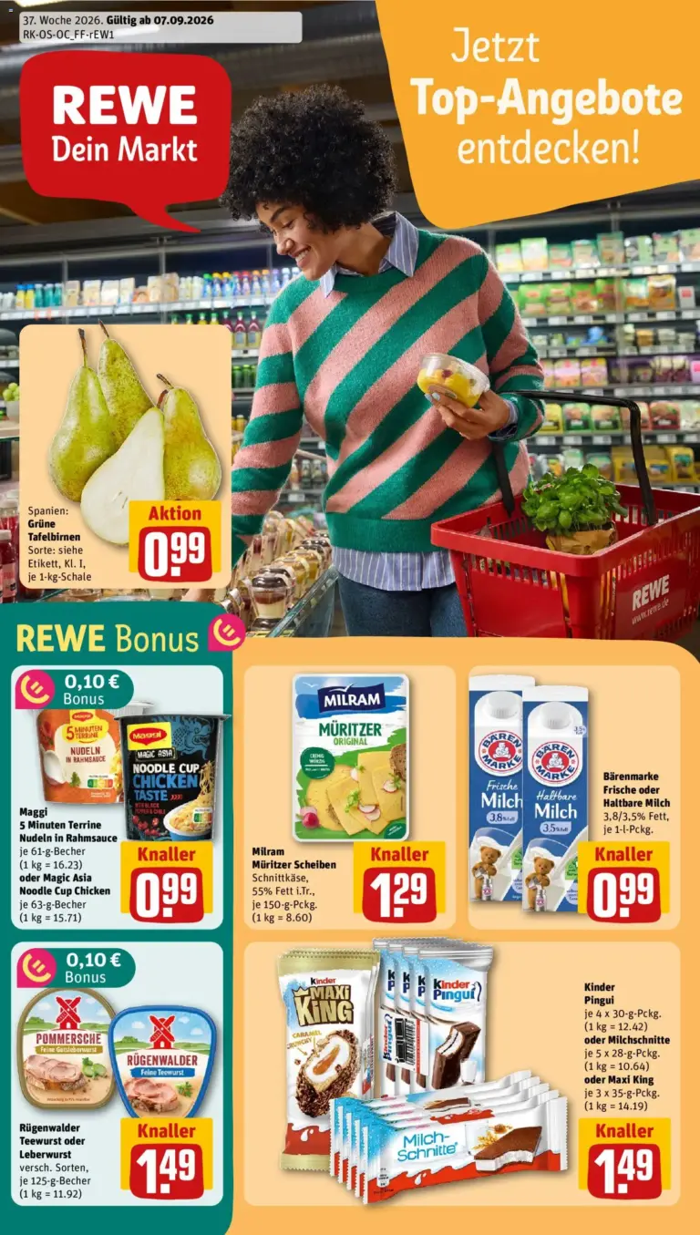 REWE Prospekt ab 07.09.2026 zum Blättern Angebote