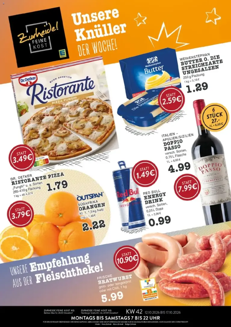 Edeka Zurheide Prospekt zum Blättern vom 12.10.2026 bis 17.10.2026