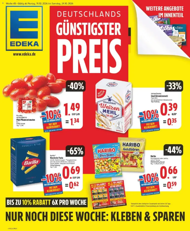 Edeka Prospekt Angebote vom 19.10.2026 bis 24.10.2026