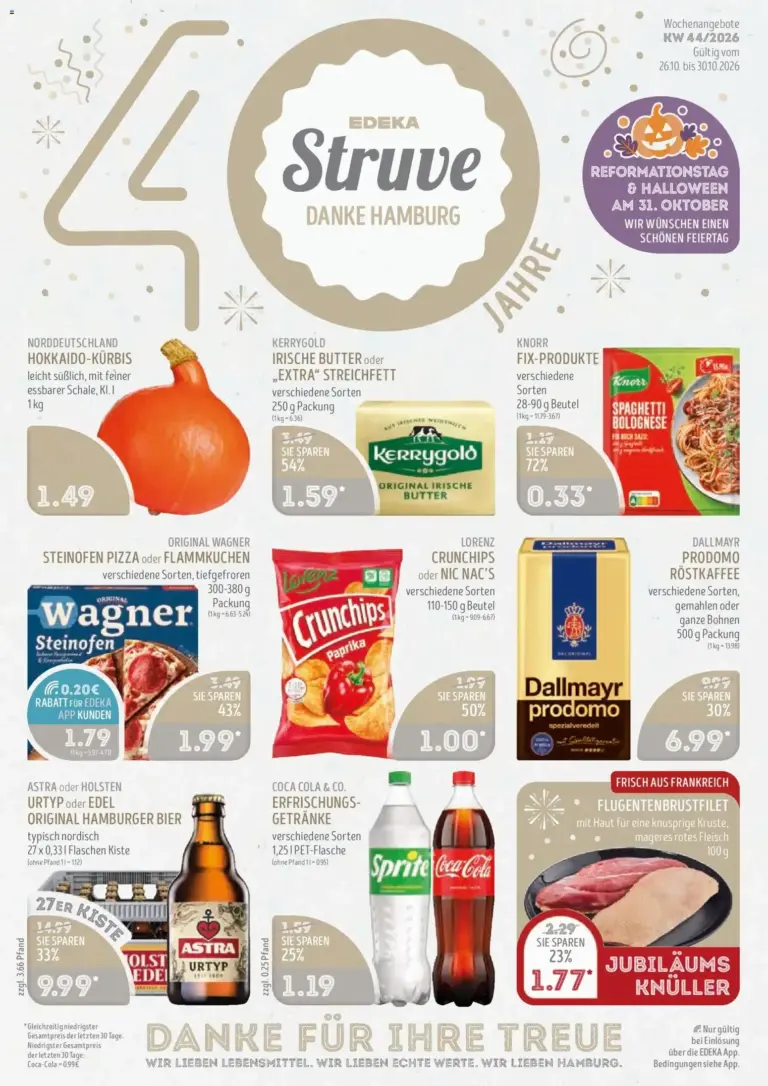 Edeka Struve Prospekt zum Blättern vom 26.10.2026 bis 30.10.2026
