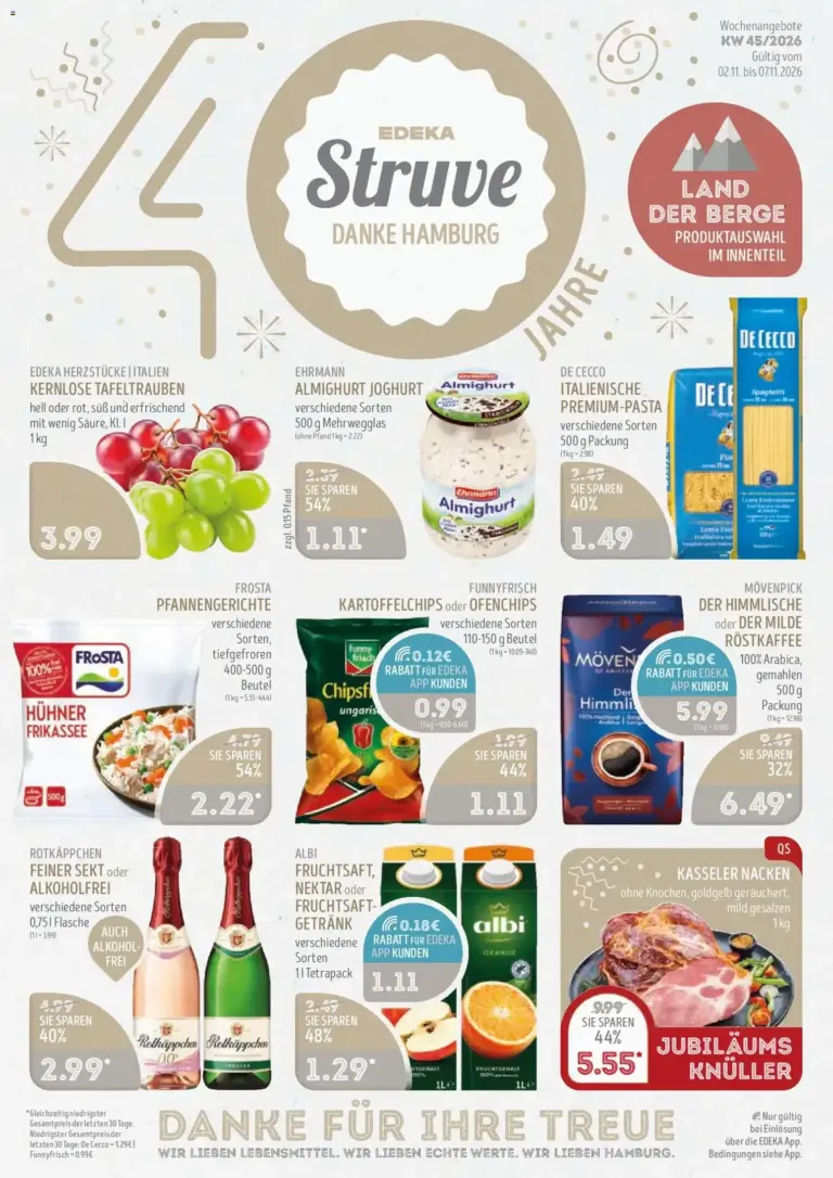 Edeka Struve Prospekt zum Blättern vom 02.11.2026 bis 07.11.2026